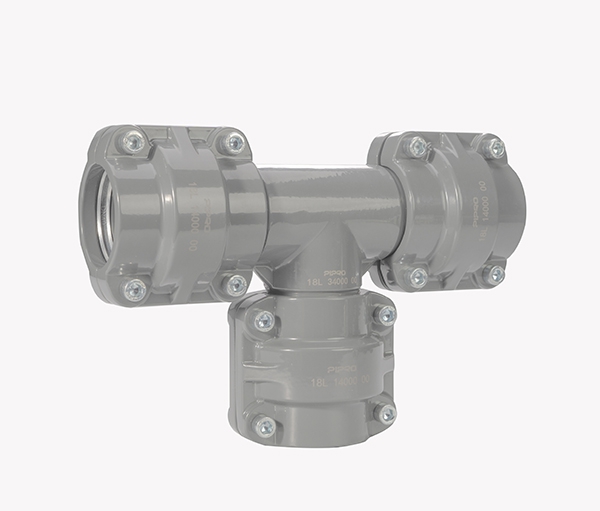 铝合金超级管道等径三通A